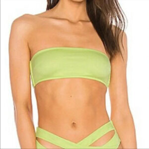 Onia jo lime green top